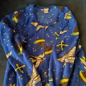 Blue Spaceship Circo Footed Pajamas